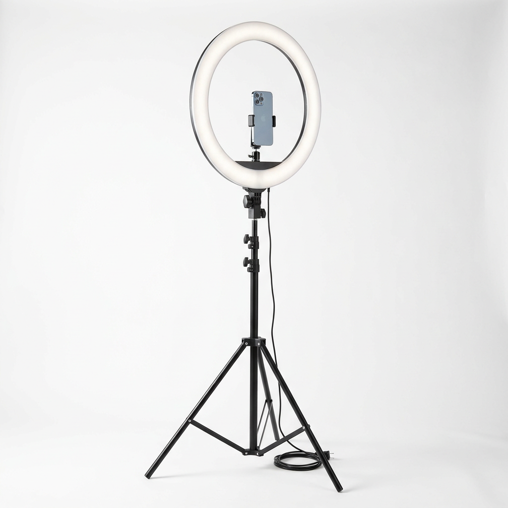 Neewer 18 inch LED ring light with tripod stand