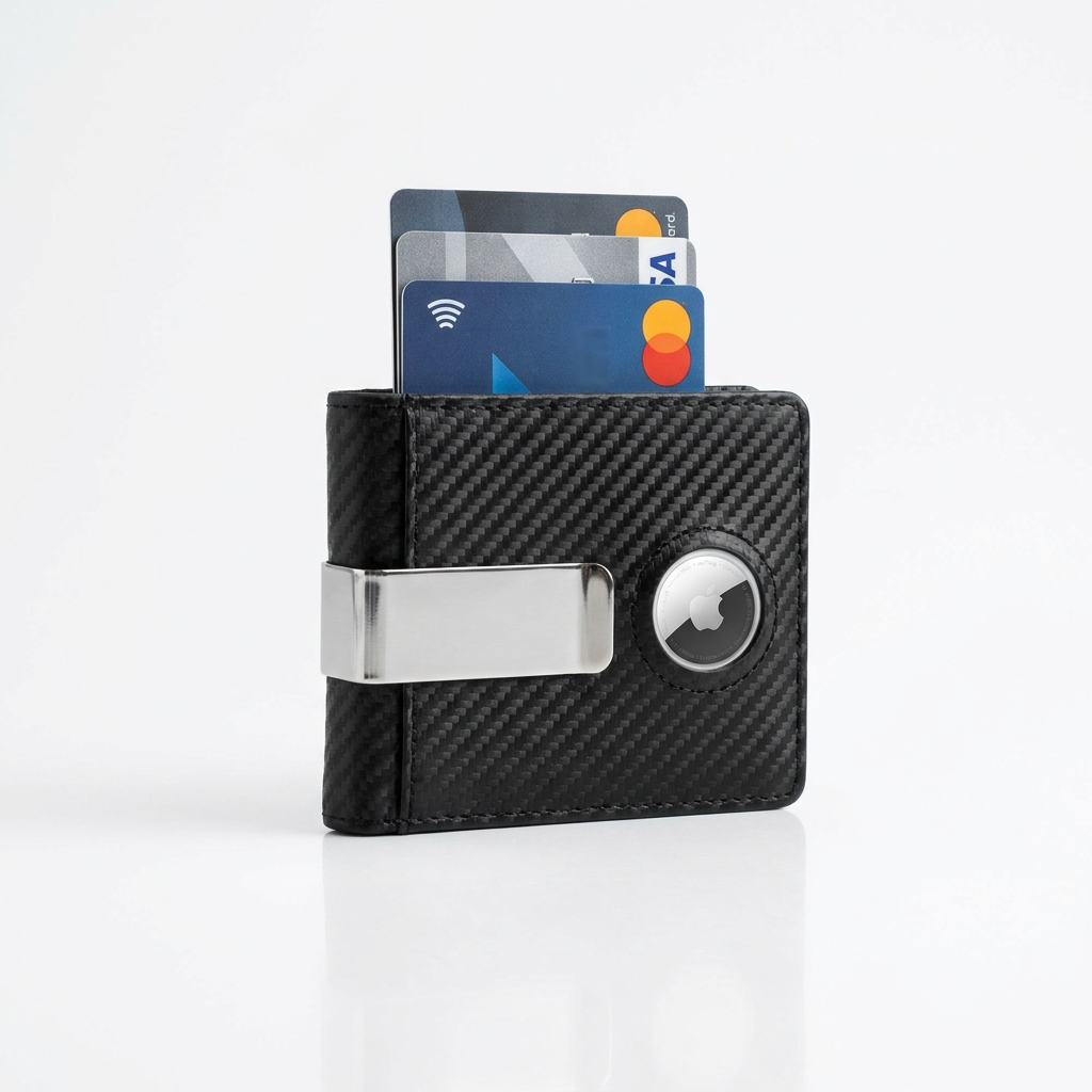 TRAVANDO AirTag Wallet with Money Clip